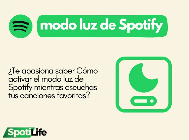 modo luz de Spotify